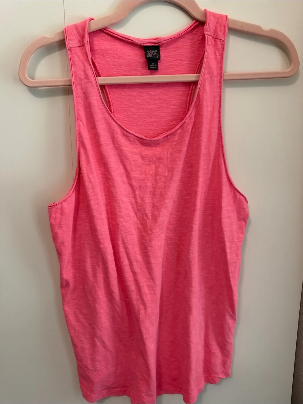 wild fable Hot Pink Scoop Neck Tank Top